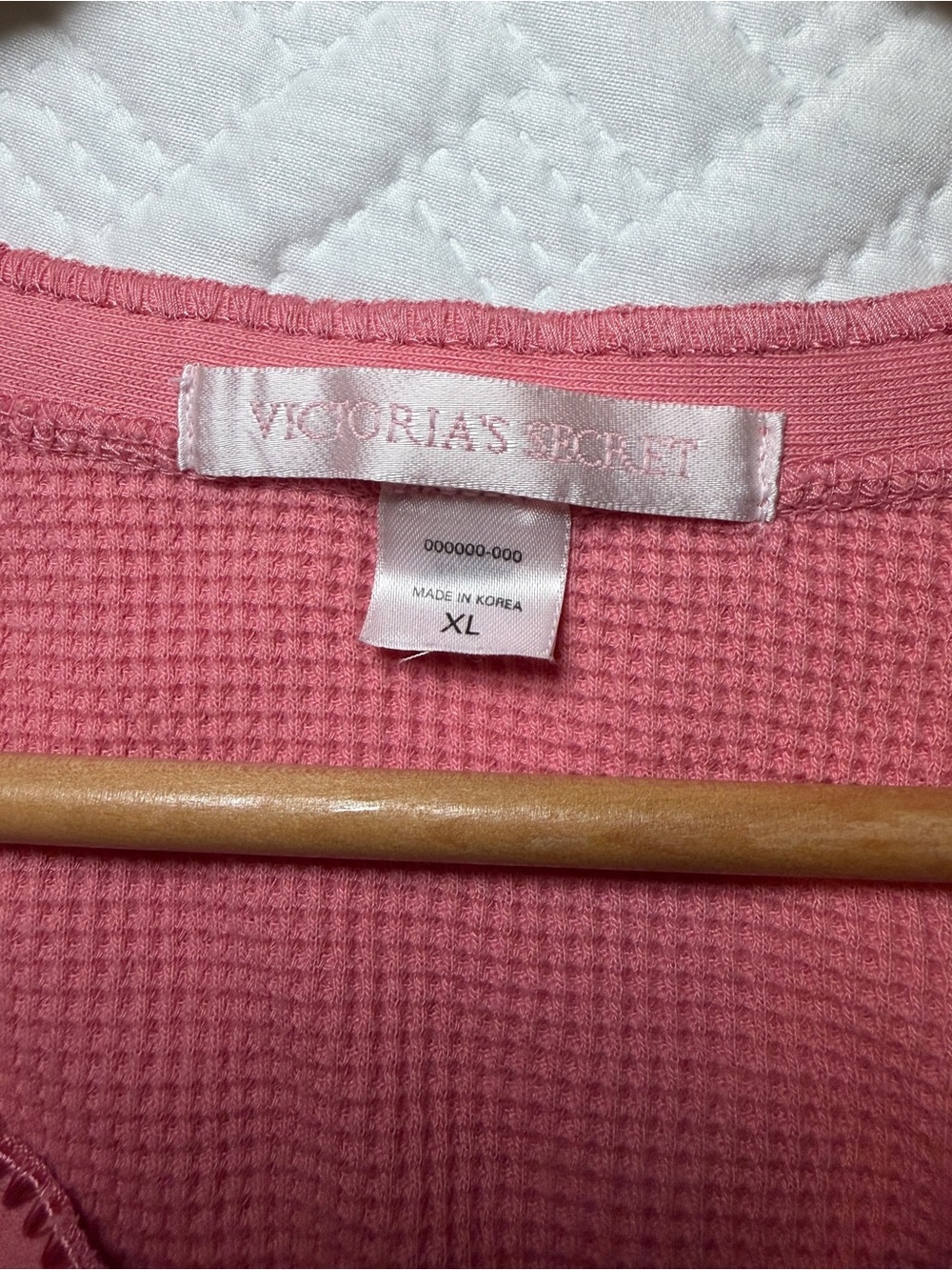 Victoria’s Secret Bundle of 2 Cozy Waffle-Knit Long Sleeve Tunic Sleep Shirts - Picture 3 of 7